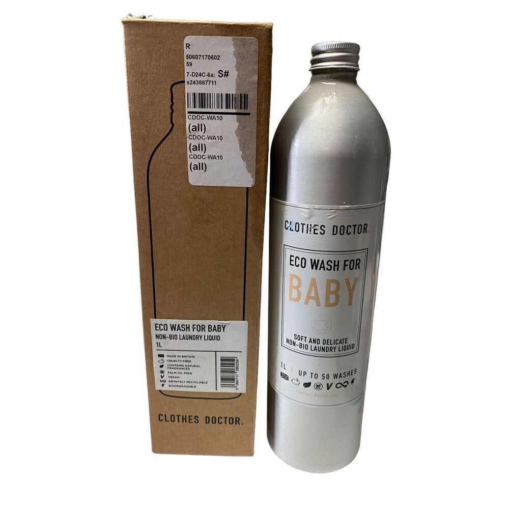 Clothes Doctor Eco Wash‎ for Baby 1L Up to 50 Washes New Damaged Box